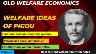 ECONOMIC IDEAS OF AC PIGOU  WELFARE ECONOMICS [upl. by Dickman]