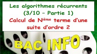 Les algorithmes récurrents 310  Part 1 [upl. by Corby939]