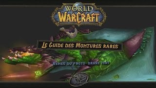 Le Guide des montures rares de World of Warcraft RÊNES DE PROTODRAKE VERT [upl. by Aiciruam]