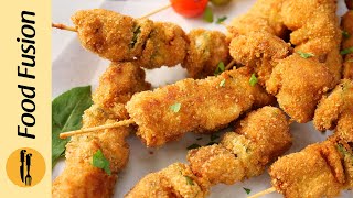 Quick and Easy Chicken Sticks Ramadan Special Recipe by Food Fusion [upl. by Bobinette947]