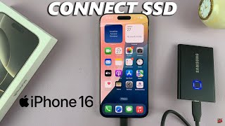 How To Connect SSD To iPhone 16  16 Pro [upl. by Anaed167]