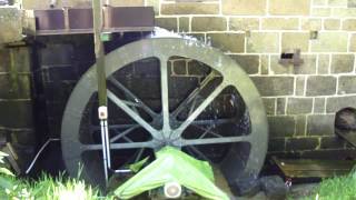 waterwheel power 3kW Normandy France [upl. by Nylhsa]