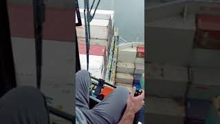 Gottwald harbour crane container crane port craneoperator [upl. by Dicks]