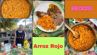 RECETA DE ARROZ ROJO [upl. by Nosreip845]