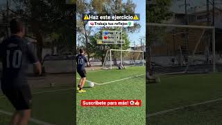 🧤EJERCICIO para PORTEROS Mejora tus REFLEJOS ⚽️👍🏻 [upl. by Einnod]