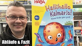 Kinderspiel Hallihallo Kalmario Haba Legespiel und Merkspiel  ab 4 Jahren [upl. by Irmine]