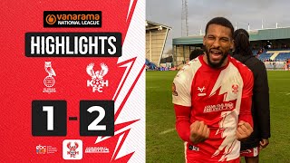 📺 HIGHLIGHTS  24 Feb 24  Oldham Athletic 12 Harriers [upl. by Airdnna887]