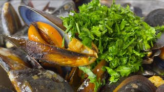 MEJILLONES AL AJILLO bien rico  La mejor receta Mas Deliciosa [upl. by Gosnell]