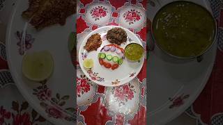 dinner thali recipe shortdinner youtubeshorts [upl. by Ttennaj]