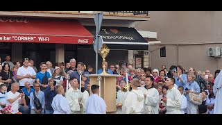 Medjugorje today procession Corpus Domini [upl. by Arakat]