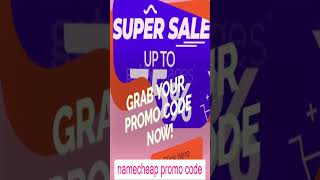 Namecheap Promo Code  Exclusive offers and discounts [upl. by Gentilis]