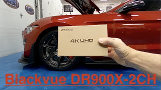 Blackvue DR900X2CH dash cam install operation amp review on a 2020 Ford Mustang Shelby GT500 CFTP [upl. by Ennaeirrac]