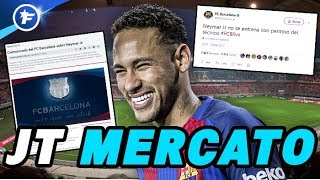 La folle journée qui envoie Neymar au PSG  Journal du mercato [upl. by Kirsten]