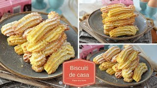 Biscuiti de casa spritati  RETETA USOARA [upl. by Cleve]