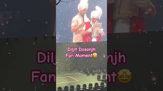 Diljit Dosanjh fan moment🤩 birminghamhetalkumaripateldiljitdosanjh concerttrendingshorts [upl. by Norrabal]