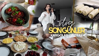 MUTFAKTAN ÇIKAMADIK  ÜST ÜSTE MİSAFİR AĞIRLADIK  GELEN KARGOLARI AÇALIM  DENEMELİ ALIŞVERİŞ [upl. by Janey43]