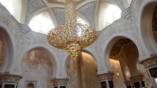 Sheikh Zayed Grand Mosque INSIDE HD1080p [upl. by Lowery]