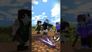 Sword Sparring shorts minecraftanimation [upl. by Eanad]