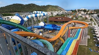 Rixos Premium Tekirova Hotel All Inclusive Waterpark Aquapark Kemer Antalya Turkey April Travel [upl. by Acirat]