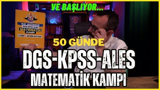 KPSS  DGS  ALES MATEMATÄ°K KAMPI BAÅLIYOR  50 GÃœNDE KPSS MATEMATÄ°K KAMPI [upl. by Staten]