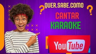 karaoke no YouTube com apenas 3 intem [upl. by Amie]