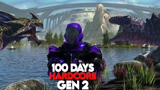 I Survived 100 Days of Hardcore Ark Genesis 2 Heres What Happened [upl. by Enileoj801]