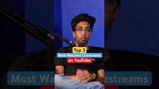 Top 3 Most Watched Livestreams on YouTube 🔴 [upl. by Edelstein]