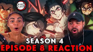 THE HASHIRA UNITE VS MUZAN  Demon Slayer Season 4 Episode 8 Reaction [upl. by Falkner937]