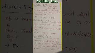 Advanced Divisibility Rules Explained ll Rules of divisibility divisibilityrules shirtsvoutube [upl. by Mureil]