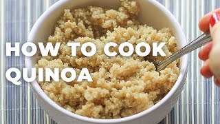 HOW TO COOK QUINOA simplest way [upl. by Modnarb600]