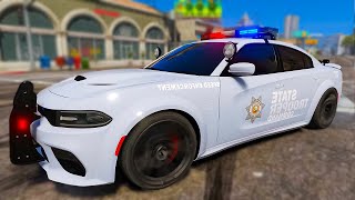 Cop on Duty in GTA 5 RP [upl. by Lassiter693]