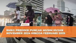 BMKG Prediksi Musim Hujan Tahun Ini Terjadi Lebih Awal  VISIXTY [upl. by Danieu562]