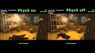 Mafia 2 PhysXon vs PhysXoff comparison 1080p [upl. by Aleac]