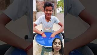 Blue water m kya mila gift 🎁 comedy giftshop funny challenge trending viral [upl. by Tekcirk699]