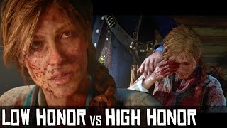 Low Honor vs High Honor  Sadie Adler Gets Revenge For Her Husband Mrs Sadie Adler Widow RDR2 [upl. by Stan]