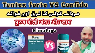 Himalaya Tentex forte vs Confido supplement benefitsurduhindi [upl. by Natek]