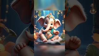 Cute baby Ganapati 🥰😍😘 ganapati ai cute image [upl. by Erodasi]