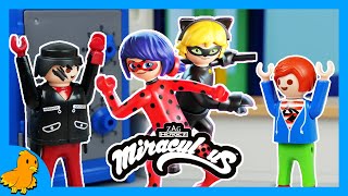 Playmobil Familie Vogel MIRACULOUS Julian trifft Ladybug amp Cat Noir 🐞🐱 Playmobil Film Deutsch [upl. by Venezia]