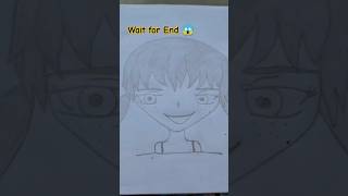 How to Draw Anime Characters Easy StepbyStep Tutorial😱shorts trending anime [upl. by Atisusej]