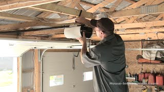 How To Install A Garage Door Opener [upl. by Eireva413]