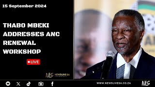 THABO MBEKI ADDRESSES ANC RENEWAL WORKSHOP [upl. by Alidus]