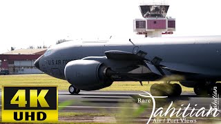 January 28 2023  Boeing KC135 reg 638879 as BOLT01 was seen landing at Tahiti Intl [upl. by Pfeffer513]