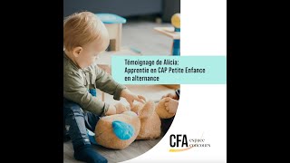 CAP Petite enfance en alternance  Témoignage de Alicia [upl. by Amii]