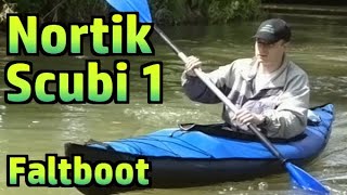 Faltboot  Faltkajak Nortik Scubi 1 Review  Test auf der Tauber №018 [upl. by Silvanus887]