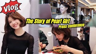 Vlog Zhao Lusi preparing for the Press conference of her currently broadcasting drama [upl. by Gnuhn]