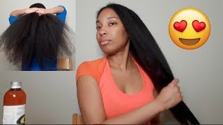 How to Keep Your Hair Straight With This Caribbean Technique [upl. by Shem702]