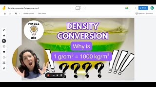 Why is 1gcm3  1000 kgm3 Density Conversion PHYSICS ROX  MS HOO EXPLAINS [upl. by Artenahs]