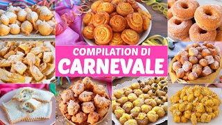 COMPILATION DOLCI DI CARNEVALE  Mille Ricette Facili di Benedetta [upl. by Kindig]