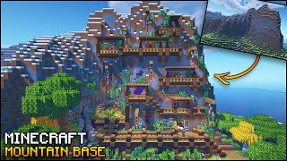 Minecraft Mountain Base with EVERYTHING you NEED to Survive [upl. by Shumway402]