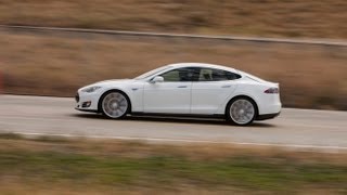 2012 Tesla Model S  First Drive  Edmundscom [upl. by Dryden75]